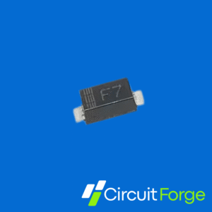 f7 fr107w fast recovery diode – 1a, 1000v, sod 123fl